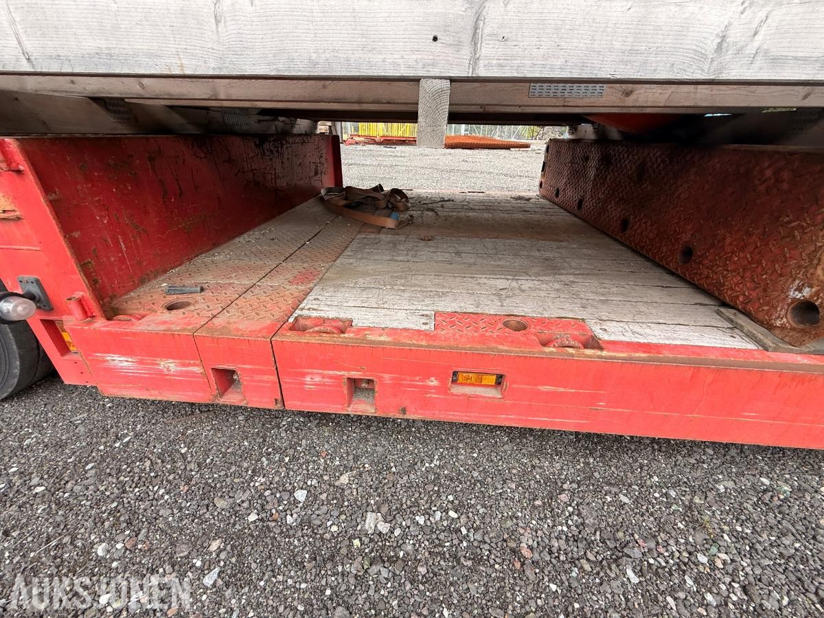 2007 Broshuis 3-akslet maskinsemitrailer / plattformtralle – 50 tonn totalvekt
