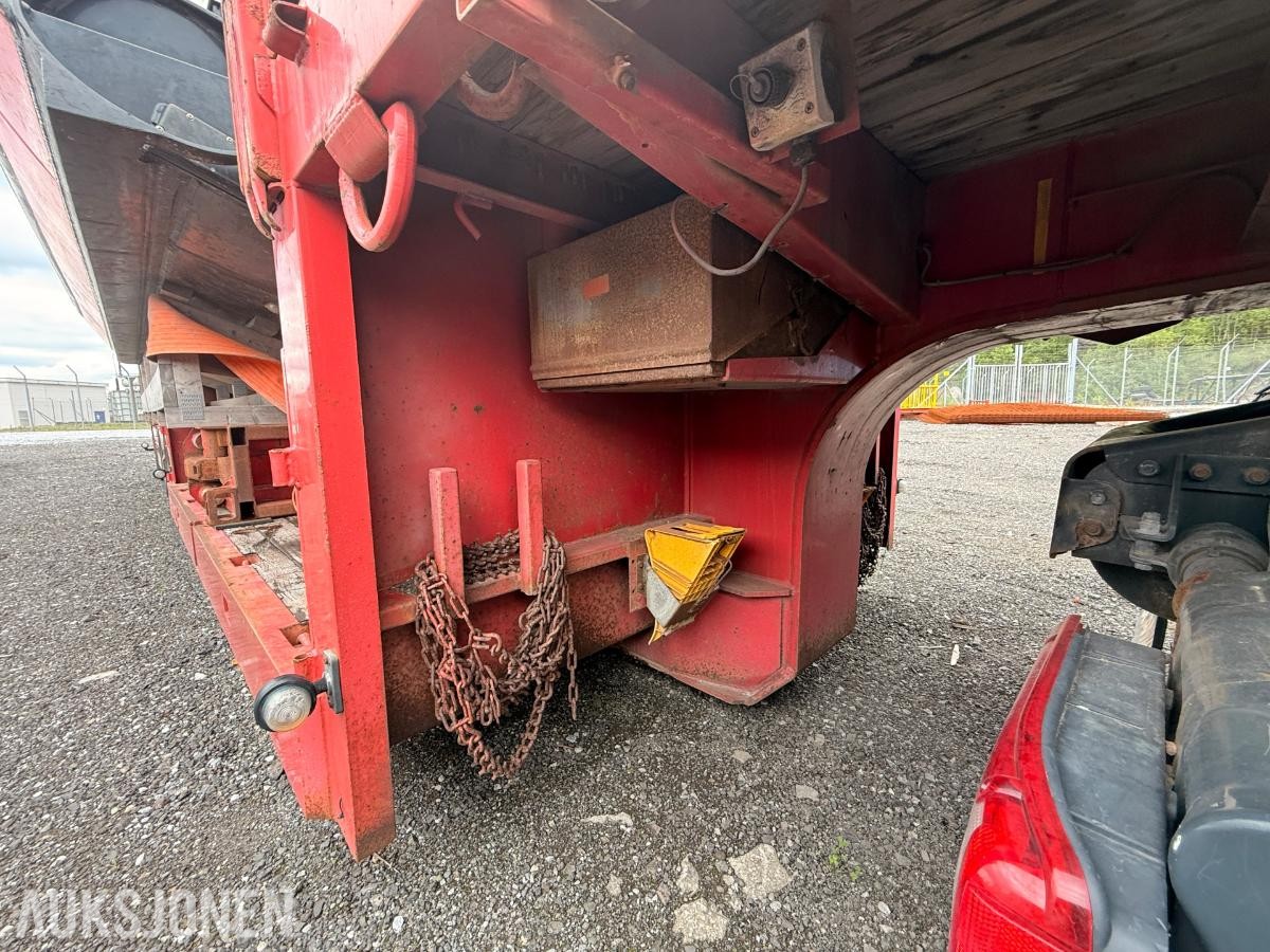 2007 Broshuis 3-akslet maskinsemitrailer / plattformtralle – 50 tonn totalvekt