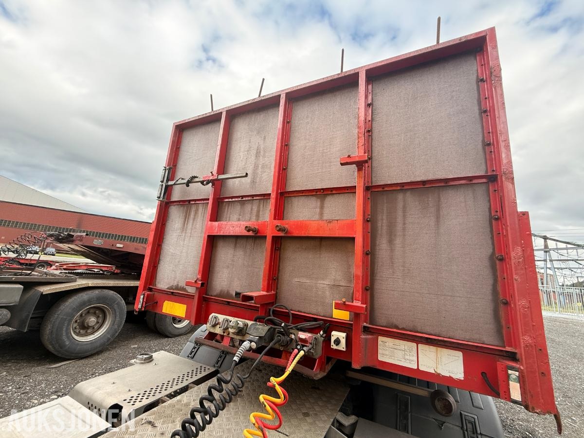 2007 Broshuis 3-akslet maskinsemitrailer / plattformtralle – 50 tonn totalvekt