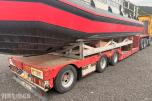 2007 Broshuis 3-akslet maskinsemitrailer / plattformtralle  – 50 tonn totalvekt