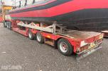 2007 Broshuis 3-akslet maskinsemitrailer / plattformtralle  – 50 tonn totalvekt