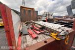 2007 Broshuis 3-akslet maskinsemitrailer / plattformtralle  – 50 tonn totalvekt