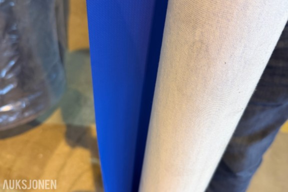 PVC-duk/kunstskinn på rull - ca. 9 meter - Farge Kobolt Blå- til trekking av interiør, møbler etc. - høy kvalitet!
