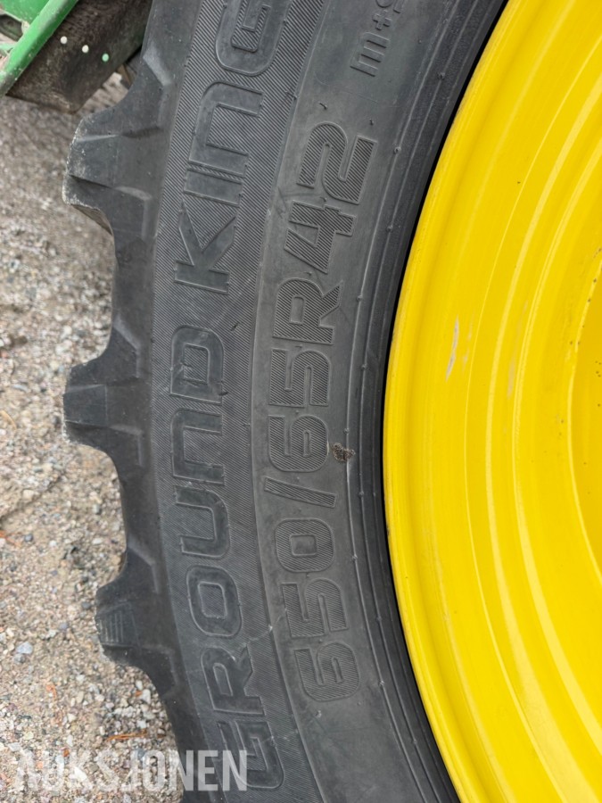 2018 John Deere 6155 R m/frontlaster og fronthydraulikk 50km/t EU-ok