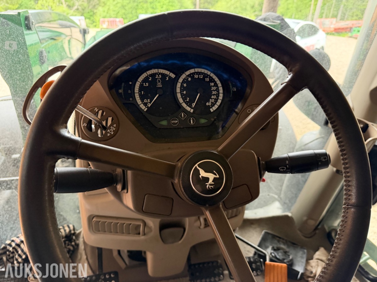 2018 John Deere 6155 R m/frontlaster og fronthydraulikk 50km/t EU-ok