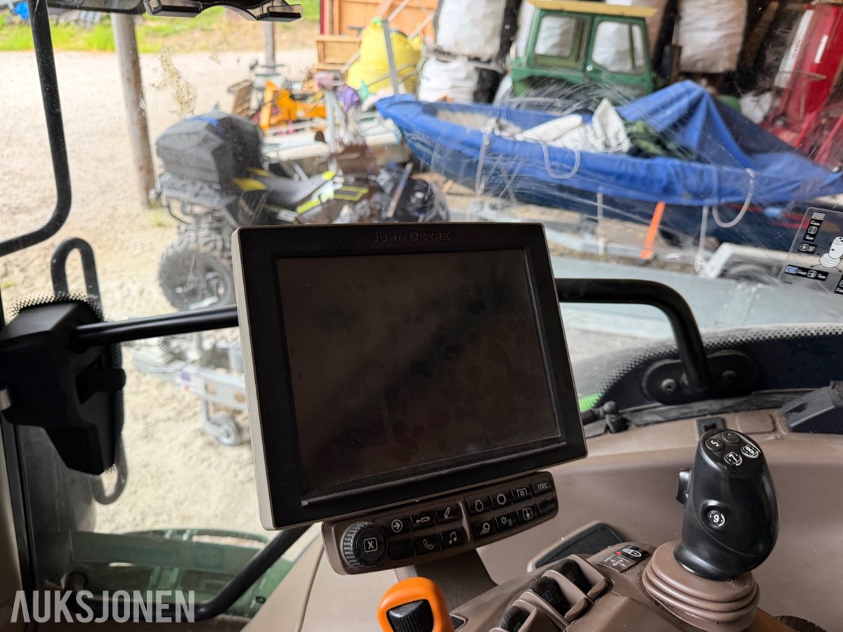 2018 John Deere 6155 R m/frontlaster og fronthydraulikk 50km/t EU-ok