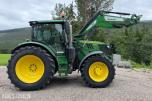 2018 John Deere 6155 R  m/frontlaster og fronthydraulikk 50km/t EU-ok