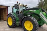 2018 John Deere 6155 R  m/frontlaster og fronthydraulikk 50km/t EU-ok