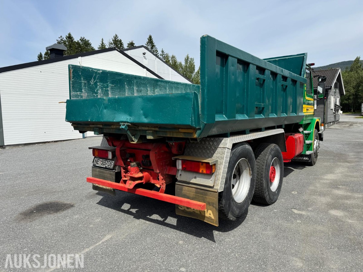 1991 Scania T113HL6X2L 32038Z Tippbil - Snutebil