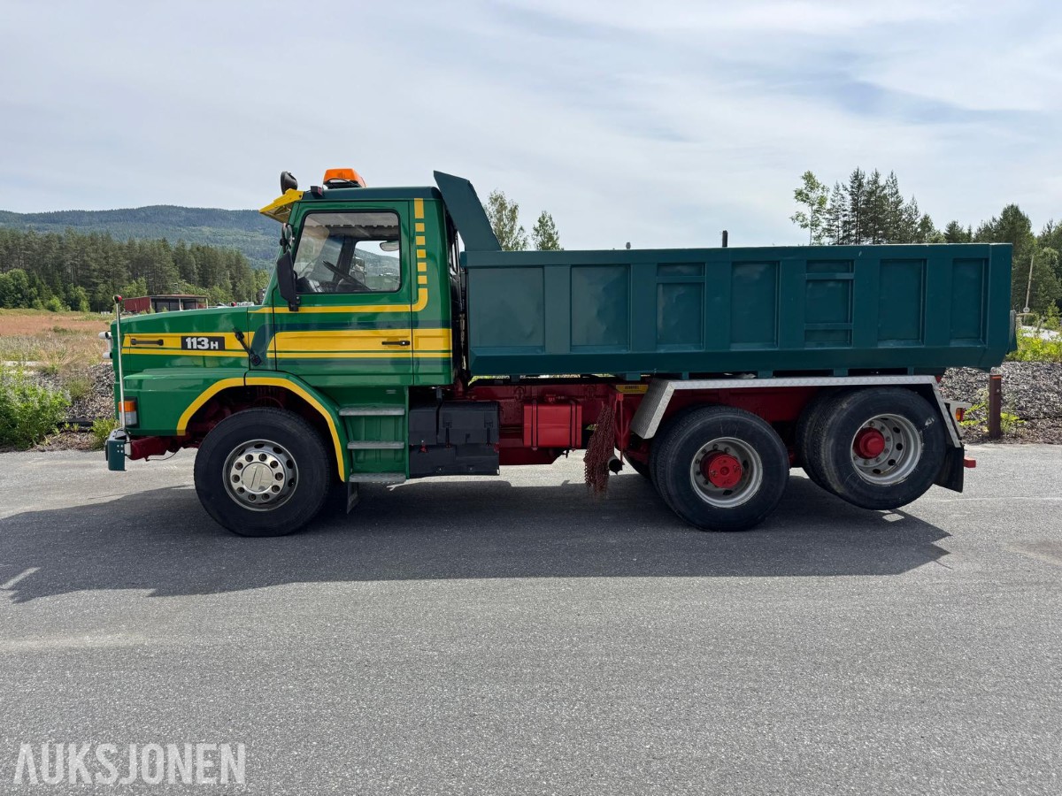1991 Scania T113HL6X2L 32038Z Tippbil - Snutebil