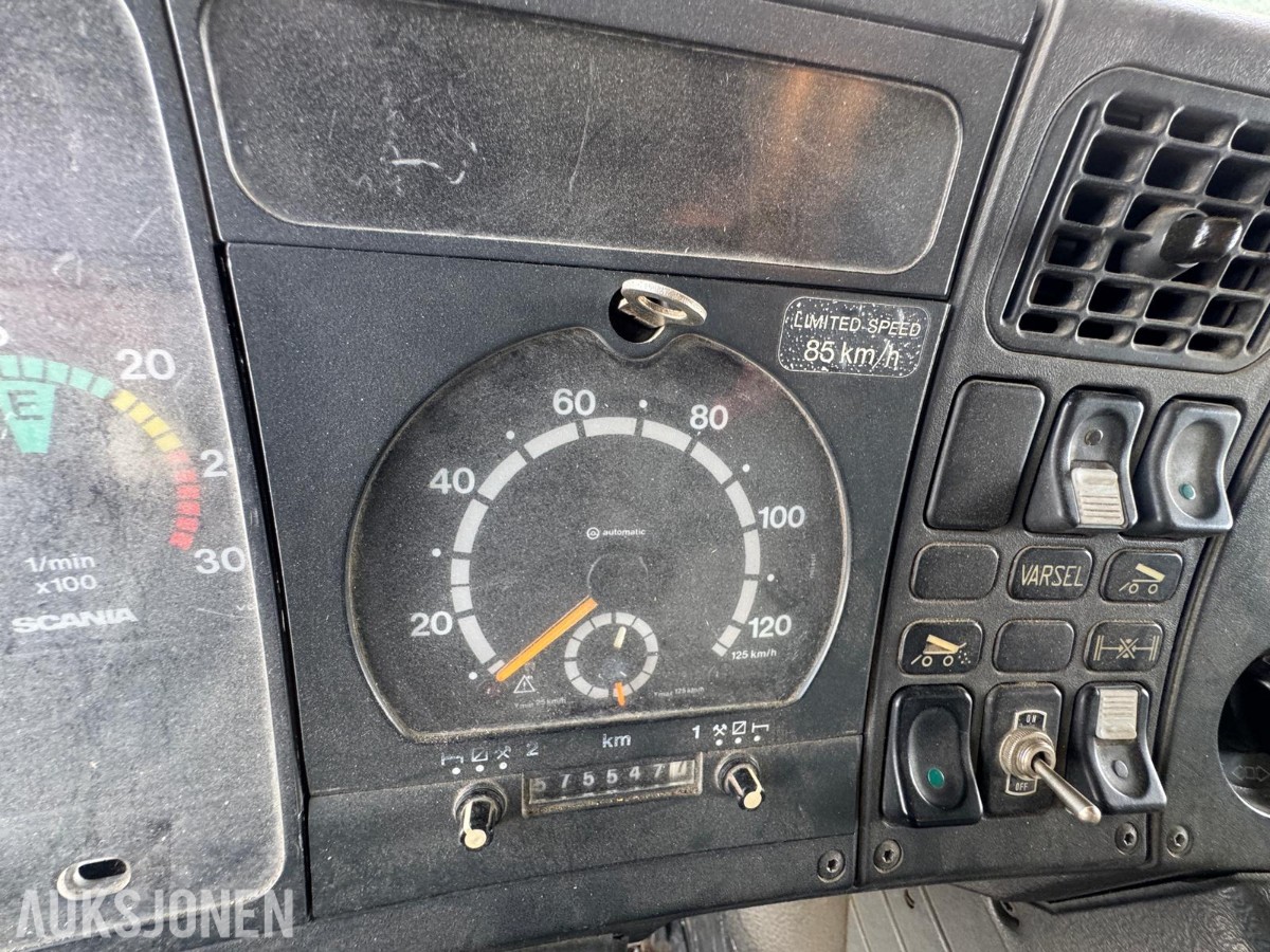 1991 Scania T113HL6X2L 32038Z Tippbil - Snutebil