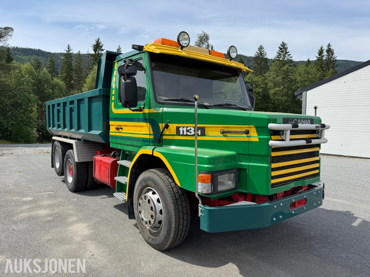 1991 Scania T113HL6X2L 32038Z Tippbil - Snutebil