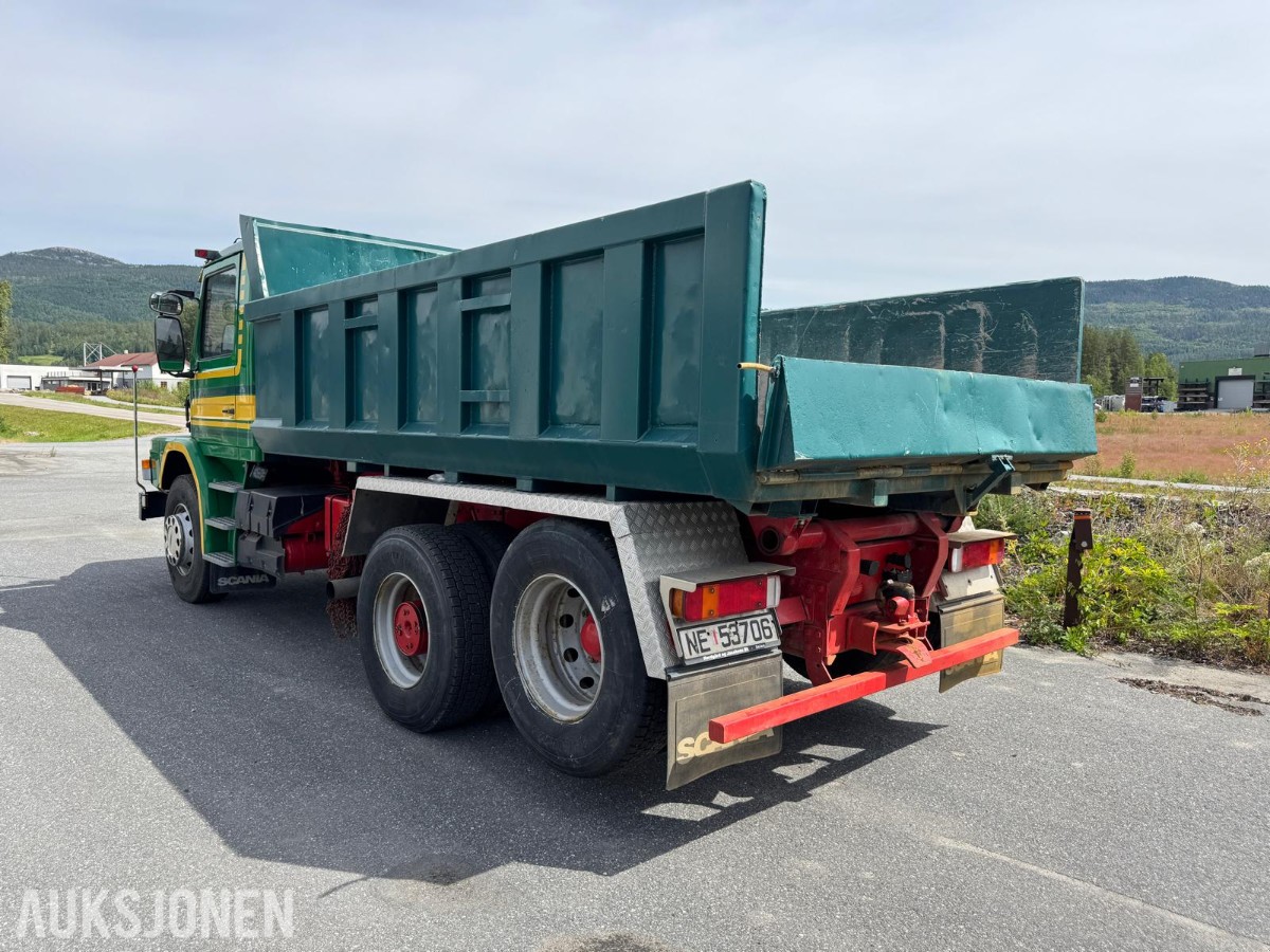 1991 Scania T113HL6X2L 32038Z Tippbil - Snutebil