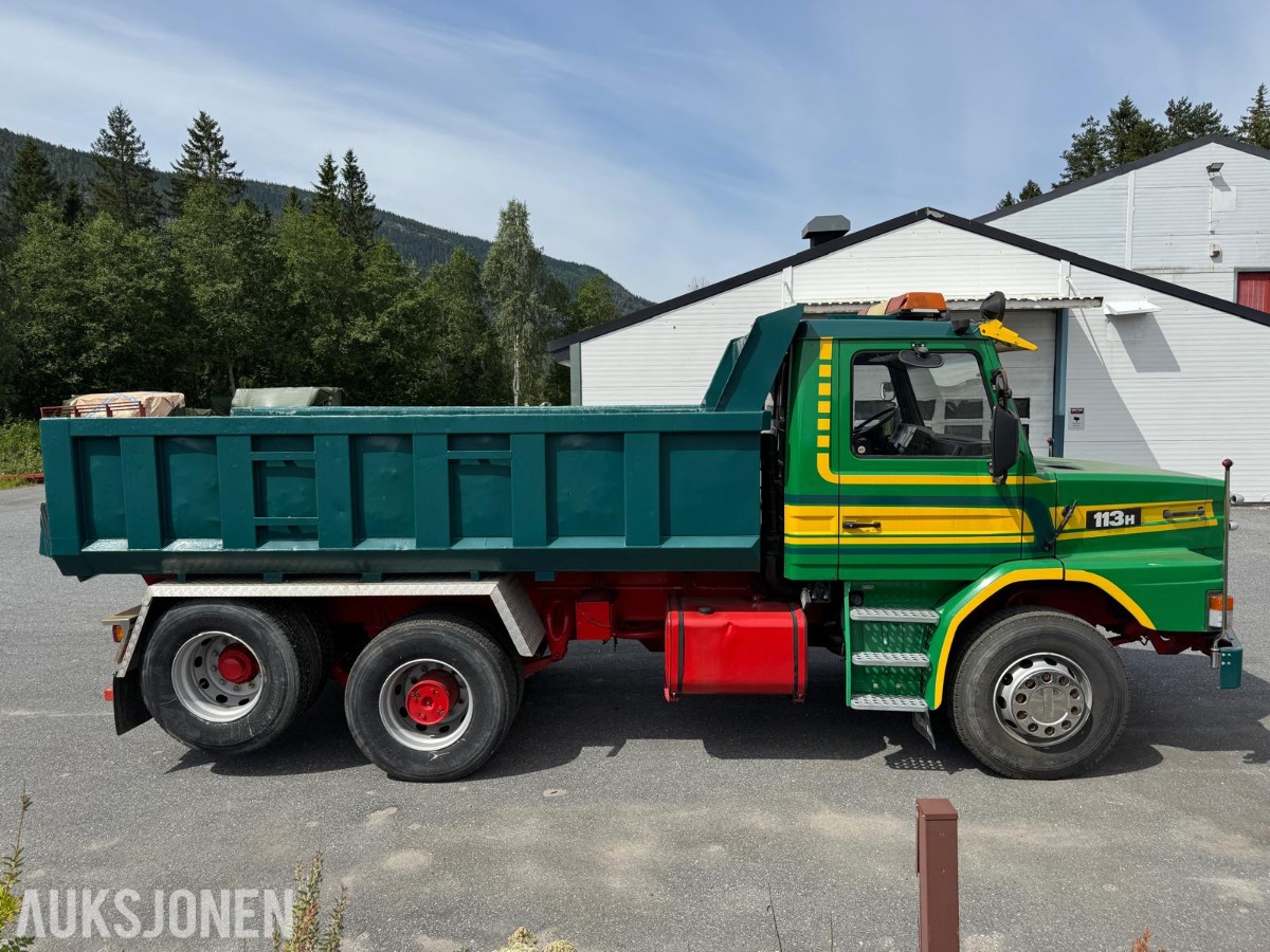 1991 Scania T113HL6X2L 32038Z Tippbil - Snutebil