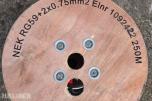 250m Nek Kabel RG59 + 2x0,75mm2