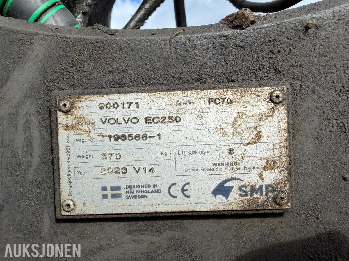 2023 Volvo EC250EL Beltegraver - 1778t