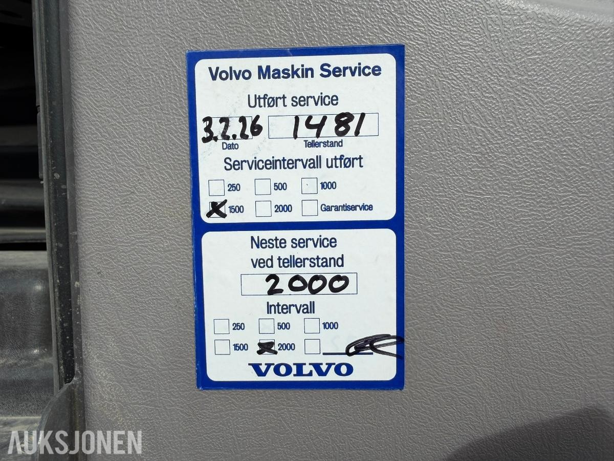 2023 Volvo EC250EL Beltegraver - 1778t