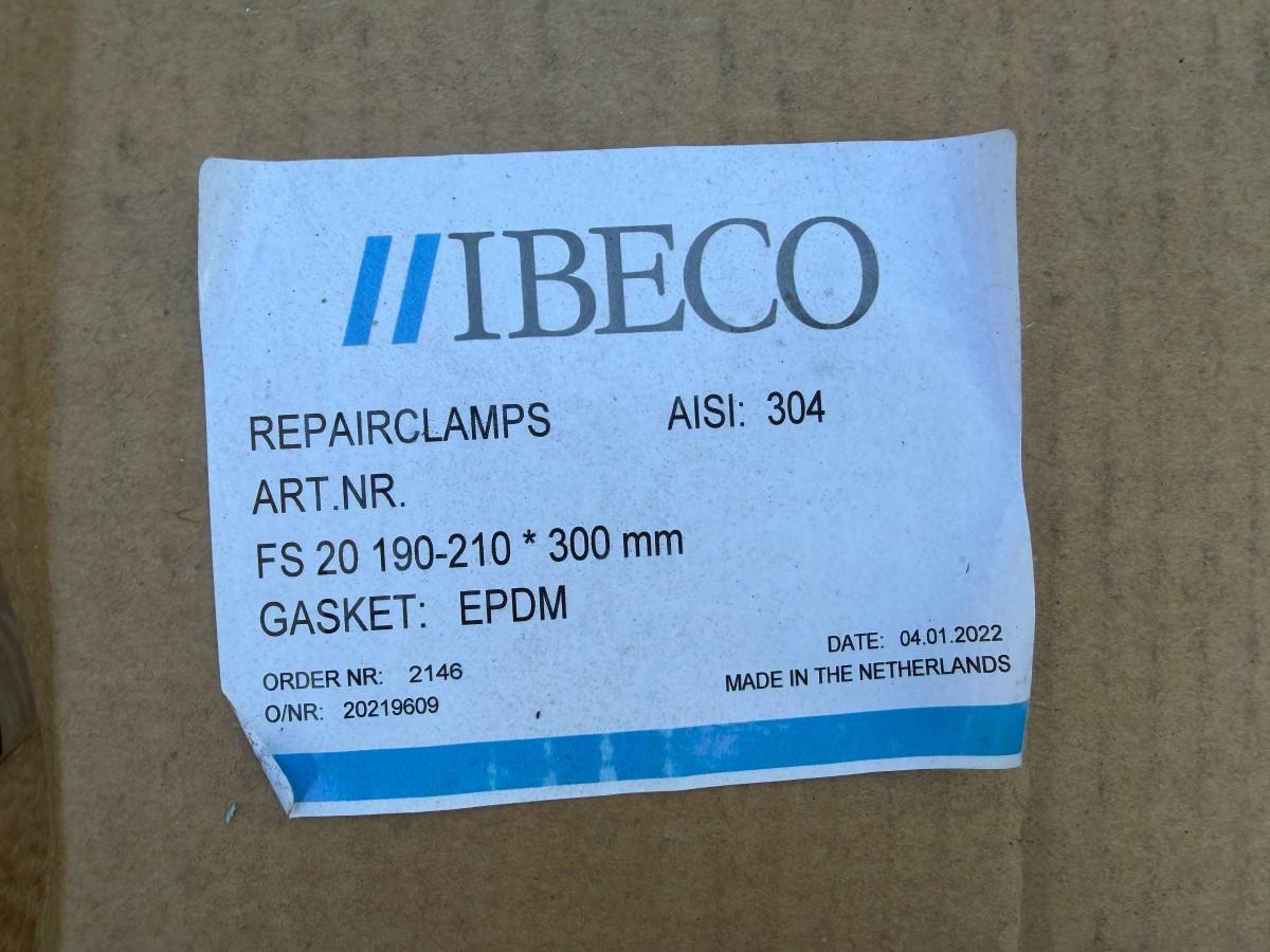 IBECO REPARASJONSKLAMMER AISI 304 – 16 STK – UBRUKTE