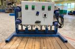 Pneumatisk 4-veis trykkluftfordeler / fordelingsstasjon med styreskap  – 230V