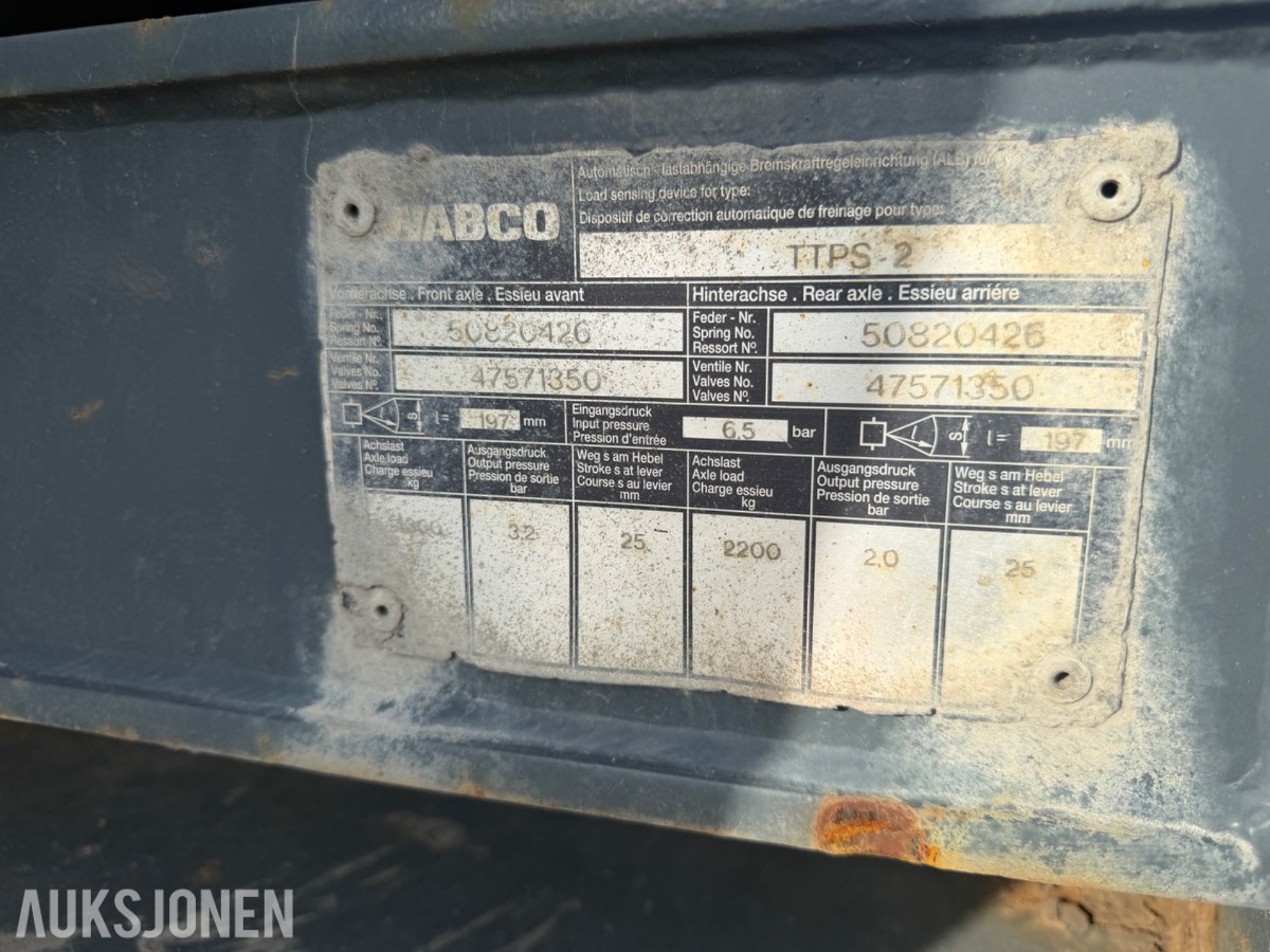 2005 Triolift 2 akslet tipphenger