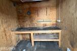 Innredet verkstedcontainer/arbeidsbod