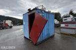 Innredet verkstedcontainer/arbeidsbod