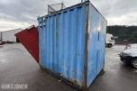 Innredet verkstedcontainer/arbeidsbod