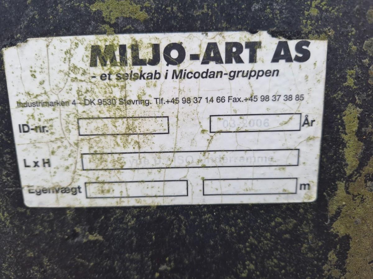 Krokramme med container låser