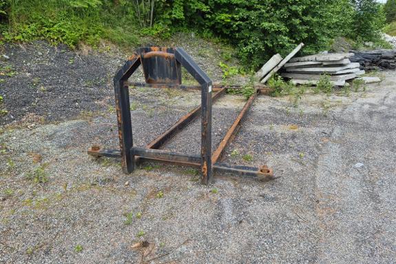 Krokramme med container låser