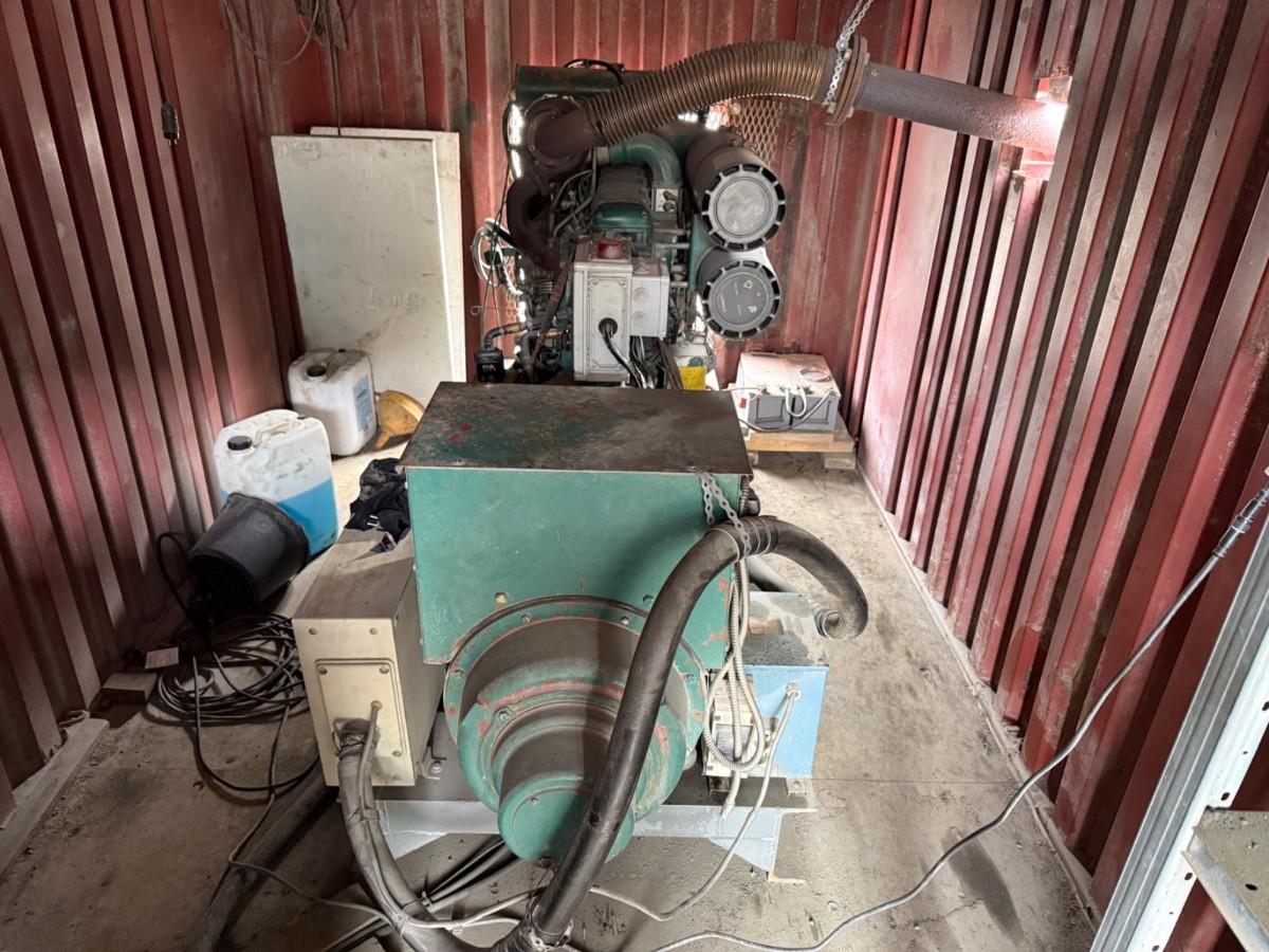 Volvo dieselaggregat med Stamford generator