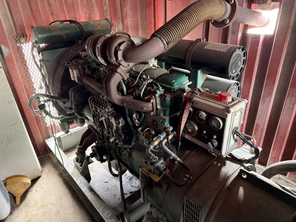 Volvo dieselaggregat med Stamford generator