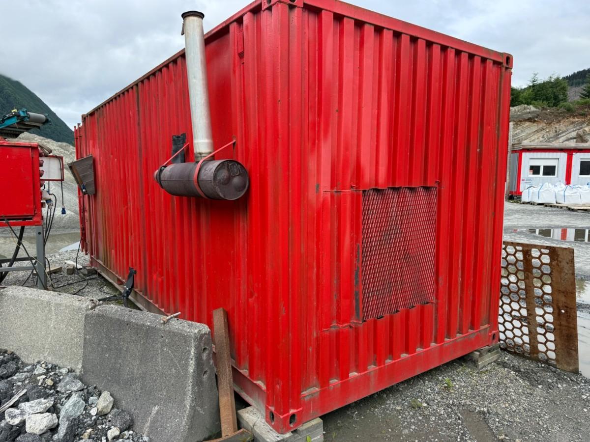 Volvo dieselaggregat med Stamford generator