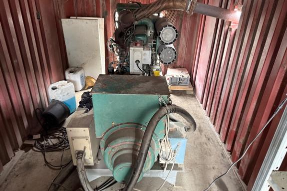 Volvo dieselaggregat med Stamford generator