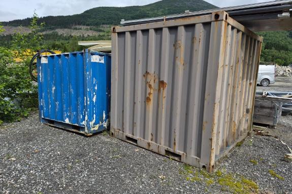 2 stk. containere – lager-/verkstedcontainere