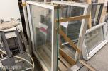 2 stk. Uldal vinduer B110x140 / Fastkarm / Hvite / Nye! 