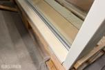2 stk. Uldal vinduer B110x140 / Fastkarm / Hvite / Nye! 