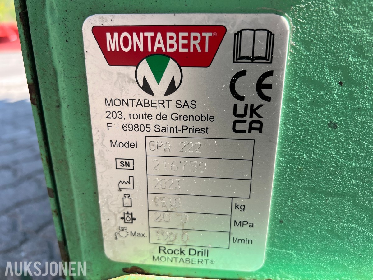 2023 Montabert CPA 222 - stangskifter - radiokontroll