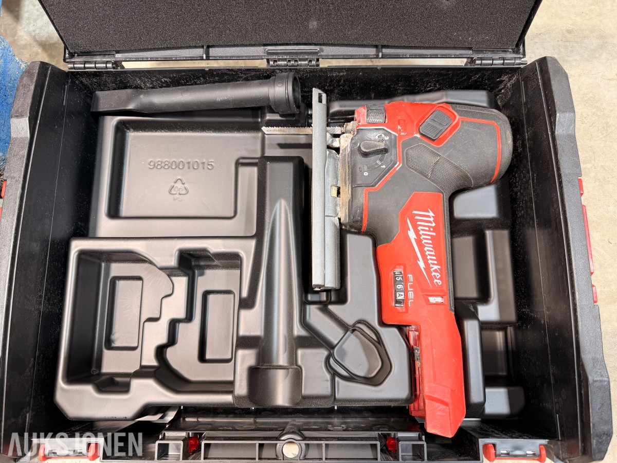 Milwaukee M18/M12 elektroverktøy, batterier, lader og tilbehør