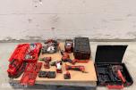 Milwaukee M18/M12 elektroverktøy, batterier, lader og tilbehør