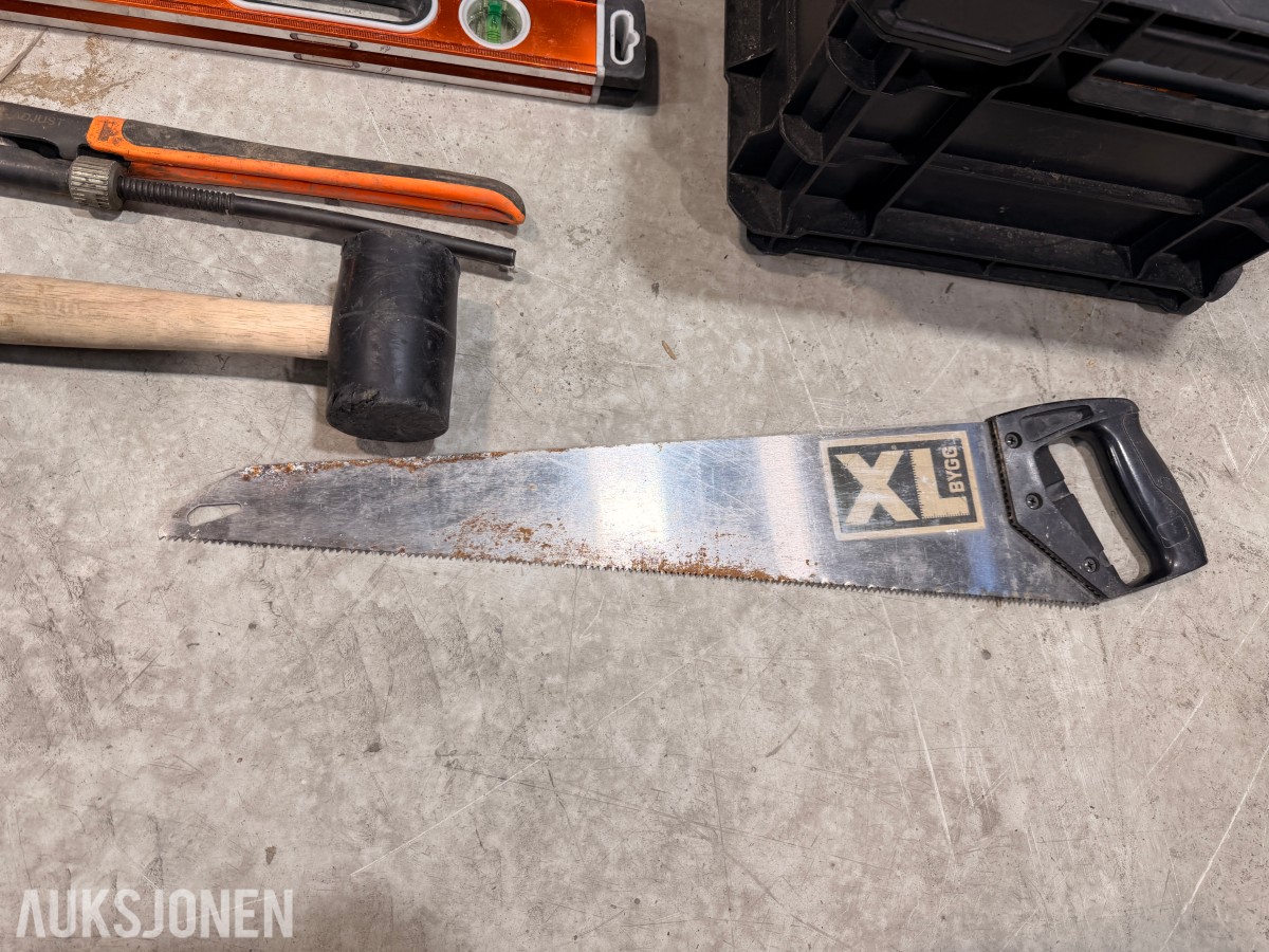 Verktøy, Milwaukee PACKOUT, Apera SX731, REMS Pull-Push og skrustikke