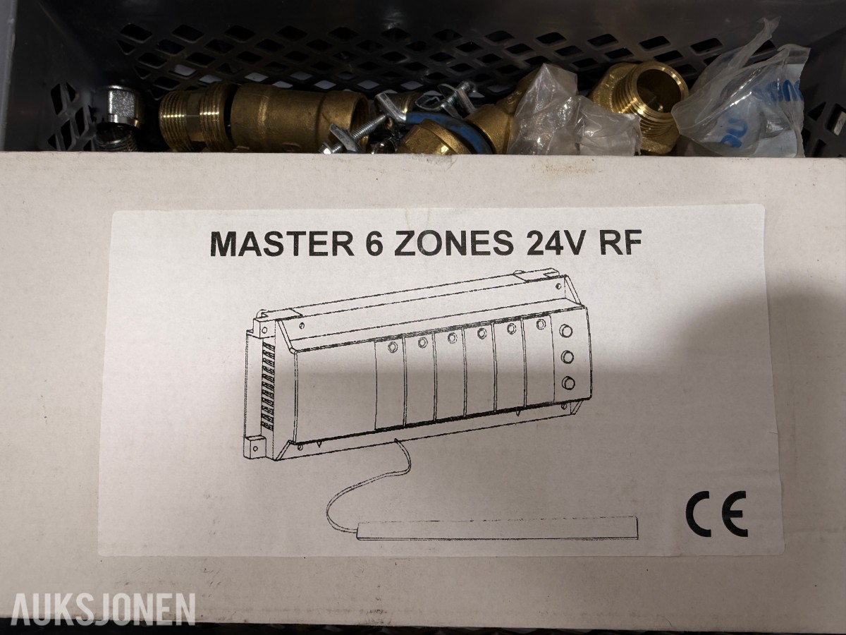 Parti med VVS- og installasjonsmateriell