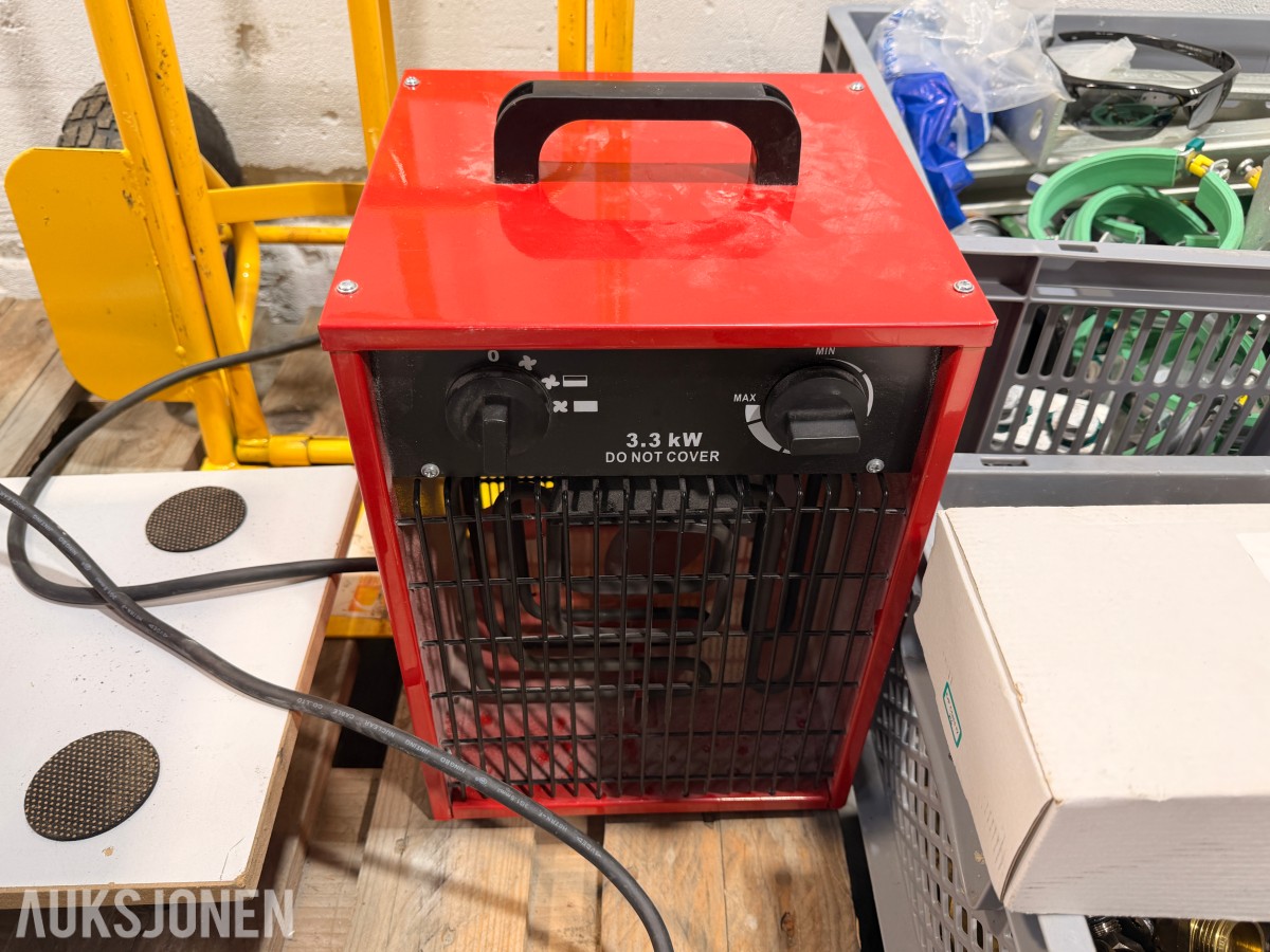 Parti med VVS- og installasjonsmateriell