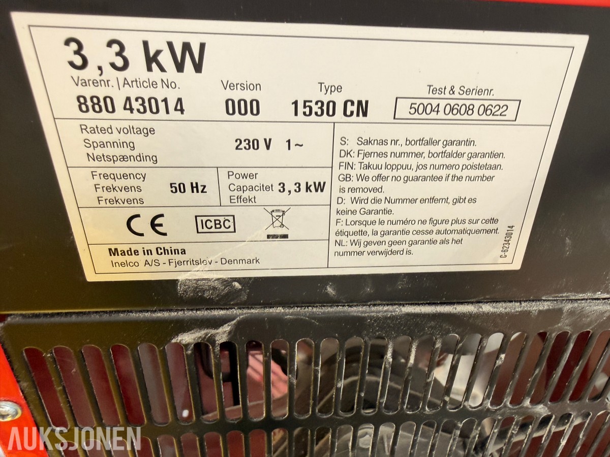 Parti med VVS- og installasjonsmateriell