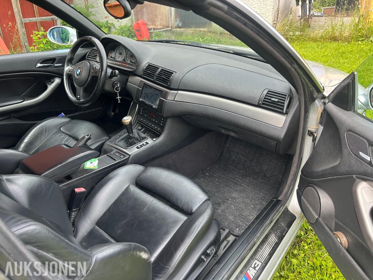 2002 BMW M3 3.2 343hk Skinninteriør 210449km
