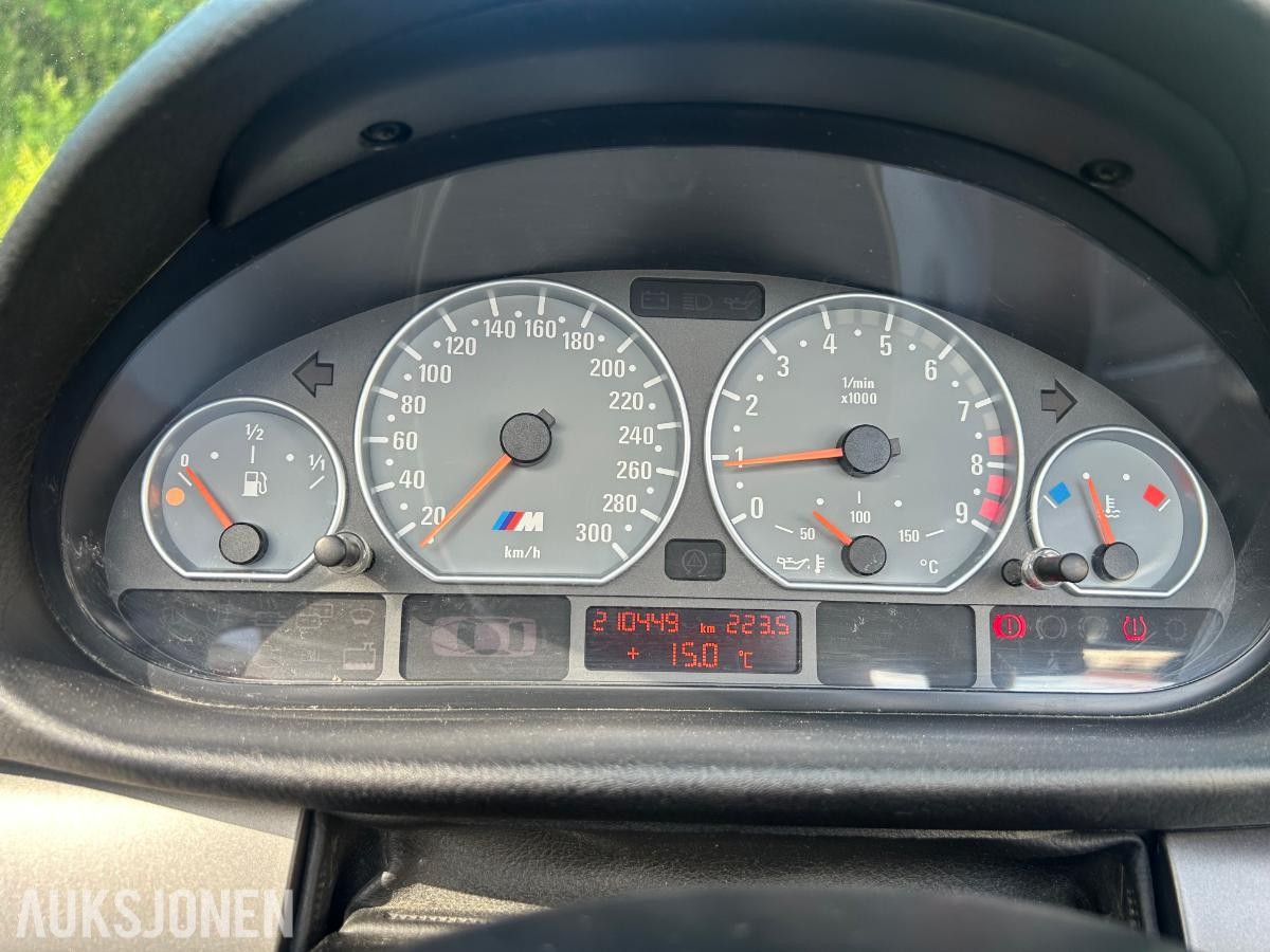 2002 BMW M3 3.2 343hk Skinninteriør 210449km