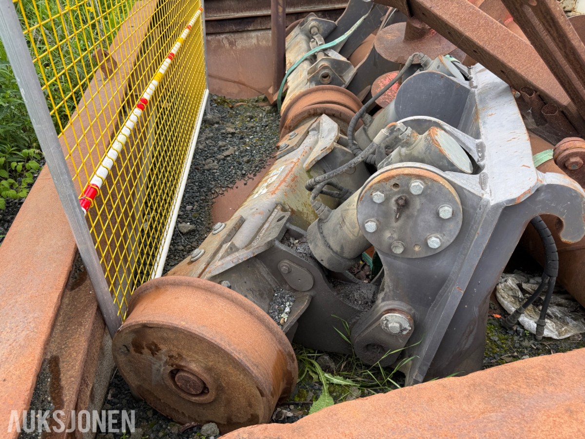 Jernbaneunderstell til Volvo EW160 hjulgraver