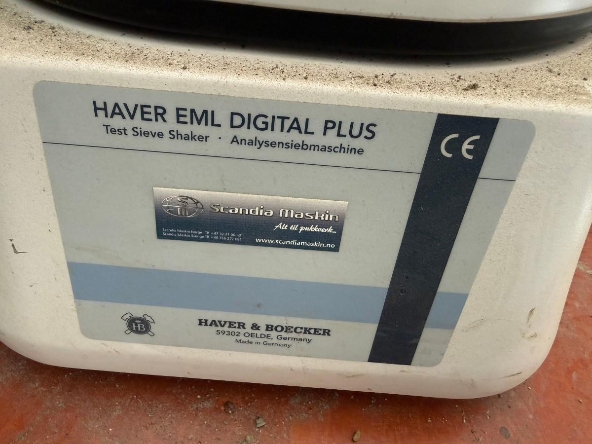 Haver EML Digital Plus analysesiktemaskin med siktesett