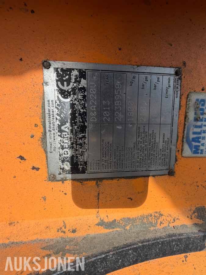 2013 Danda D&A 220V Pigghammer