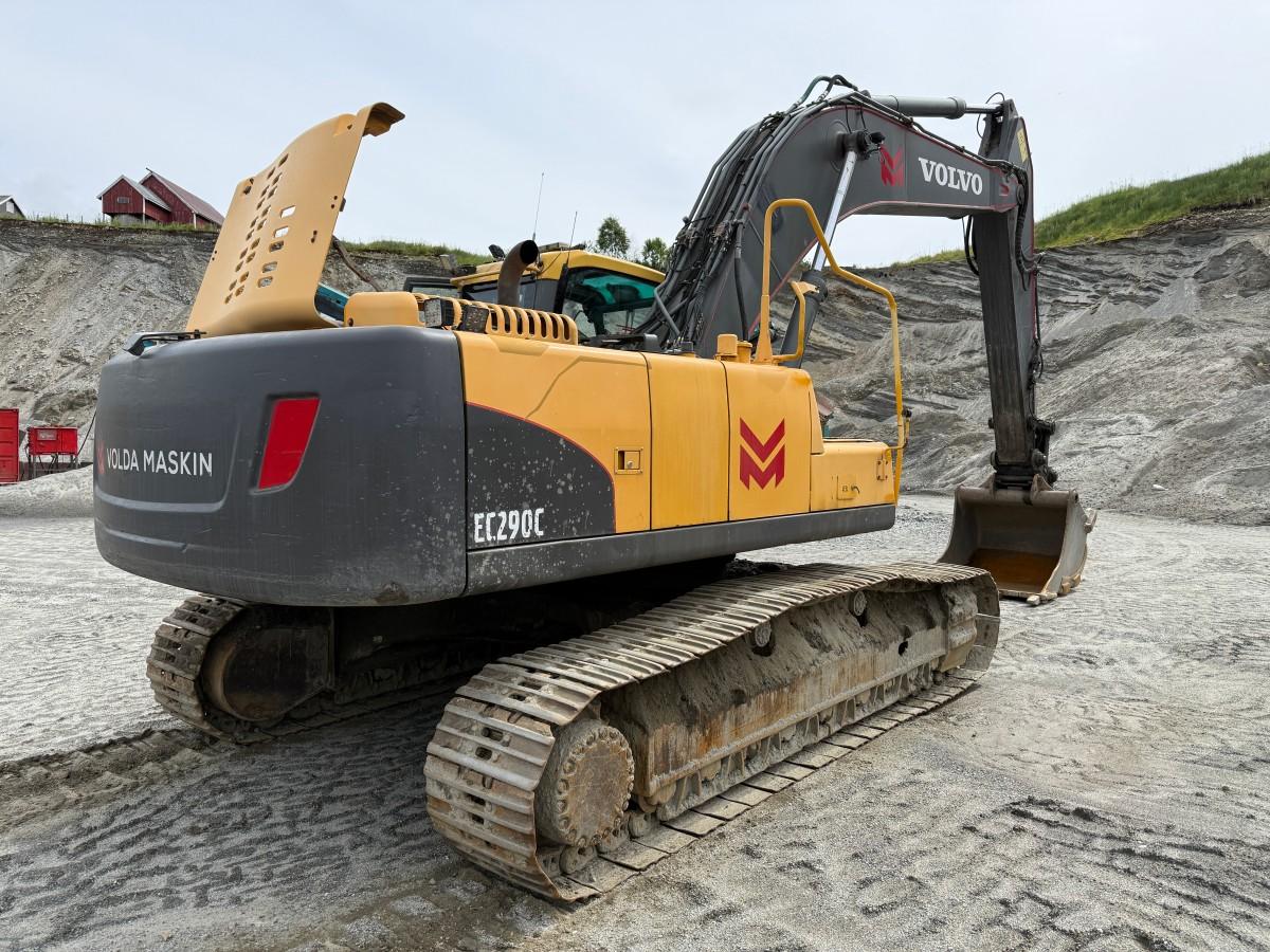 2010 Volvo EC290CL m/HK-feste og graveskuffe