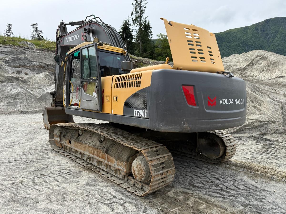 2010 Volvo EC290CL m/HK-feste og graveskuffe